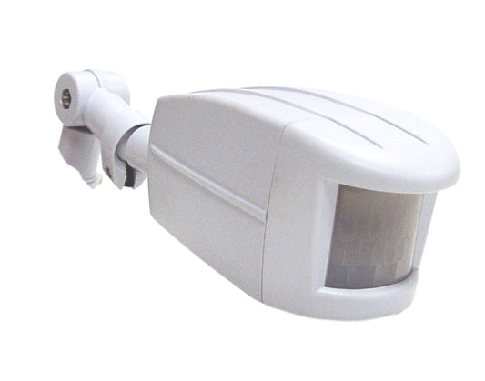 Nuvo Satco SF76/500 Durable All Weather Plastic Motion Infrared Security Sensor, White 3.00x8.50x2.50