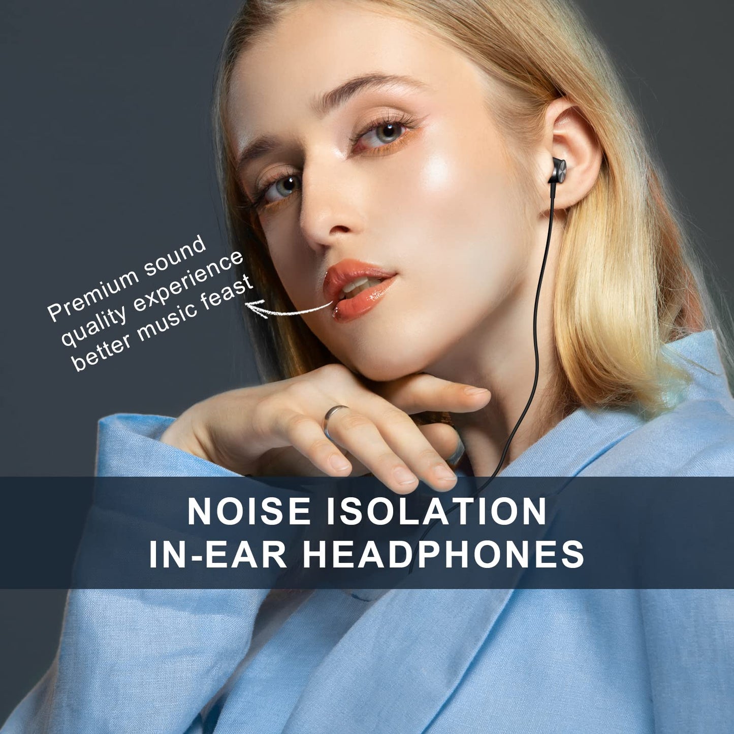 Lightning Headphones for iPhone 13 14 12 Pro Max MFi Certified Lightning Earbuds with Mic Noise Isolation Stereo Bass in-Ear Headphones Lightning