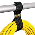 Twin-Straps by Wrap-It Storage - 12" (6-Pack) - Hook and Loop Hanging Cord Wrap for Multi-Purpose Cable and Hose Storage