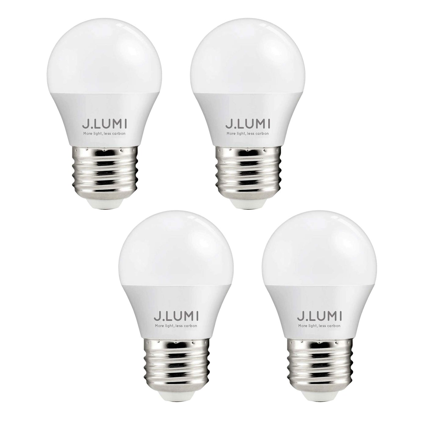 J.LUMI A15 LED Bulb 3W, 270 Lumens, 3000K Soft White, Small G45/A15 Shape, E26 Medium Base, 25W Equivalent Nightstand, Ceiling Fan & Ambient Lamp