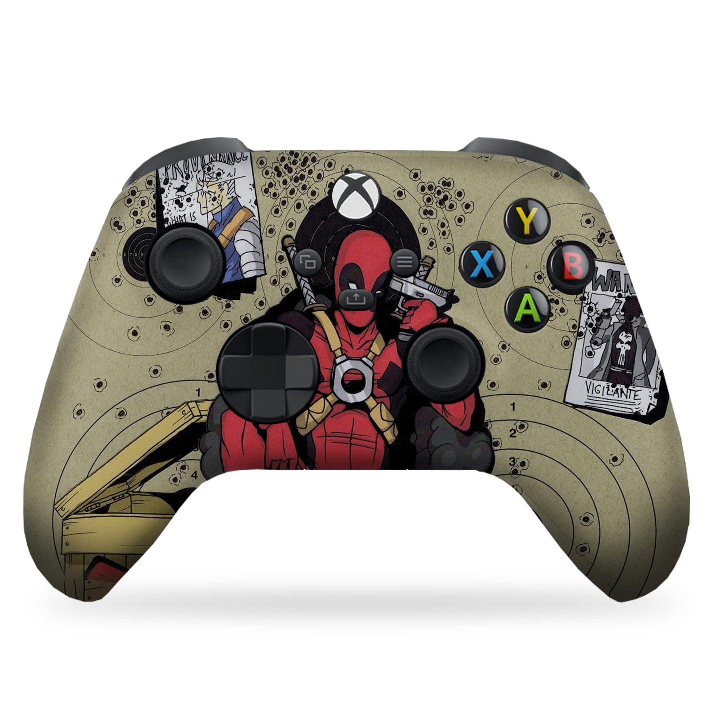 DreamController Deaddpool Headshot Custom X-box Controller Wireless compatible with X-box One/X-box Series X/S Proudly Customized in USA