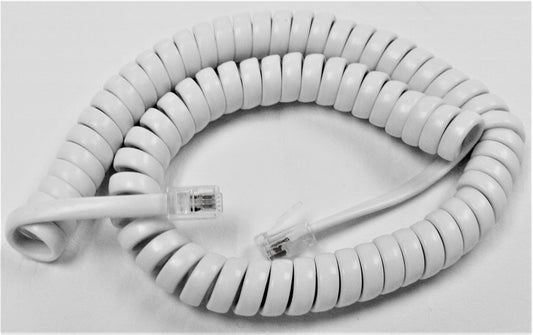 DIY-BizPhones 9 Ft White Short Handset Cord Compatible with Toshiba Phone DKT3000 DKT3200 Series DKT3001 DKT3010 DKT3014 DKT3020 DKT3201 DKT3210
