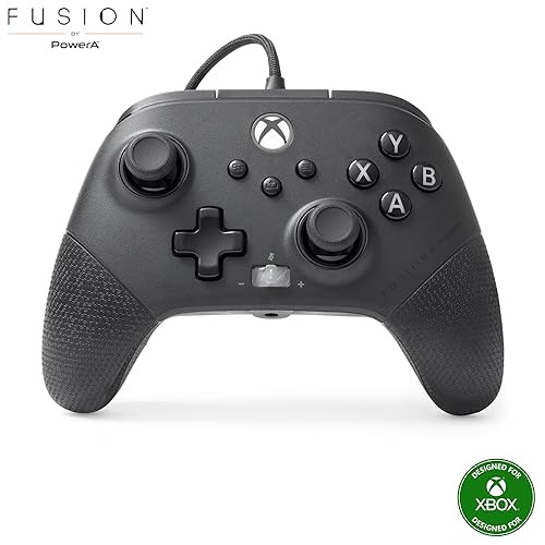 PowerA FUSION Pro 4 Wired Controller for Xbox Series X|S, adjustable height thumbsticks, hall effect thumbsticks, mappable buttons, officially