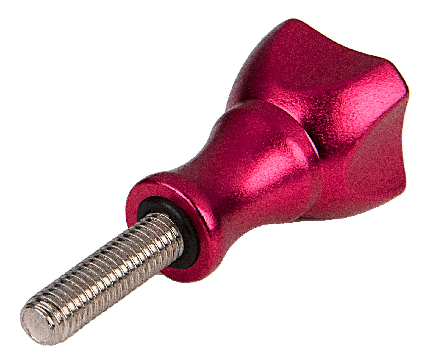 Fotodiox GoTough 25mm Red Metal Thumbscrew Compatible with GoPro HERO3, HERO3+, HERO4, HERO5, HERO6, HERO7 2-Prong Mounting System Pro
