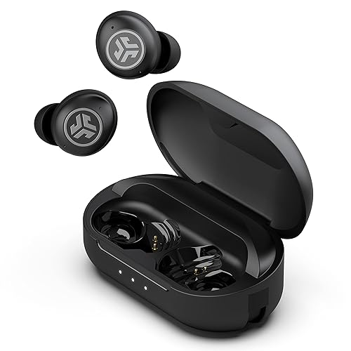 JLab JBuds Air Pro True Wireless Earbuds, Black, Bluetooth Multipoint, Auto Play & Pause, Dual Connect, IP55 Sweat & Dust Resistance, Be Aware Audio…