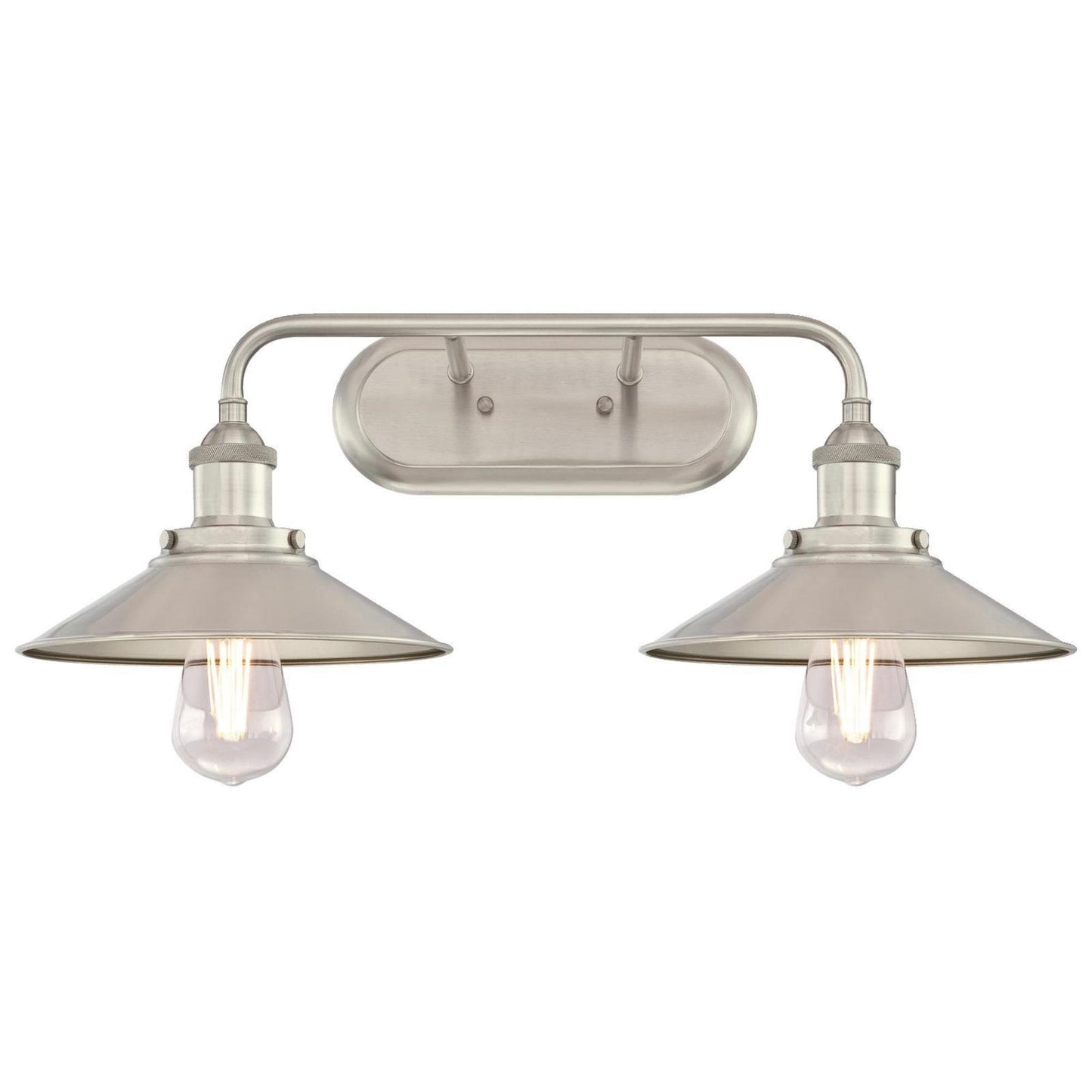 Westinghouse 6336300 Maggie Two-Light Indoor Wall Fixture, Brushed Nickel Finish 2