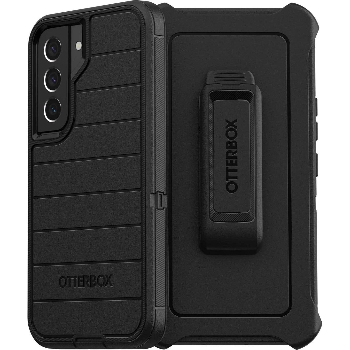 OtterBox Defender Series Case for Samsung Galaxy S22 (Only) - Holster Clip Included - Microbial Defense Protection - Non-Retail Packaging - Black