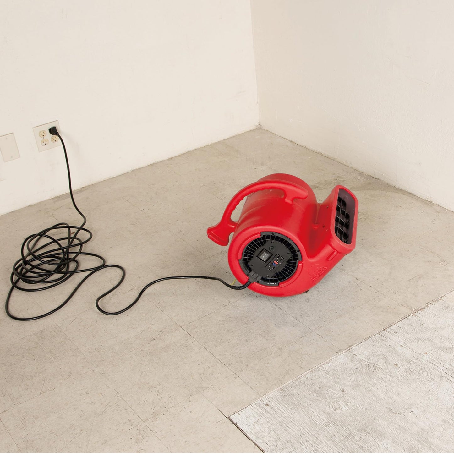 B-Air VPX34 1/3 HP Air Mover Commercial Floor Fan, Daisy Chainable, Stackable, 2 Speeds, 3 Drying Angles, 2.9 Amp Draw, for Water Damage Restoration