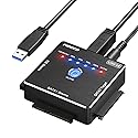 FIDECO SATA/IDE to USB 3.0 Adapter, Hard Drive Adapter Cable for Universal 2.5/3.5 Inch IDE/SATA External HDD SSD, 5.25-Inch DVD-ROM/CD-ROM/CD-RW