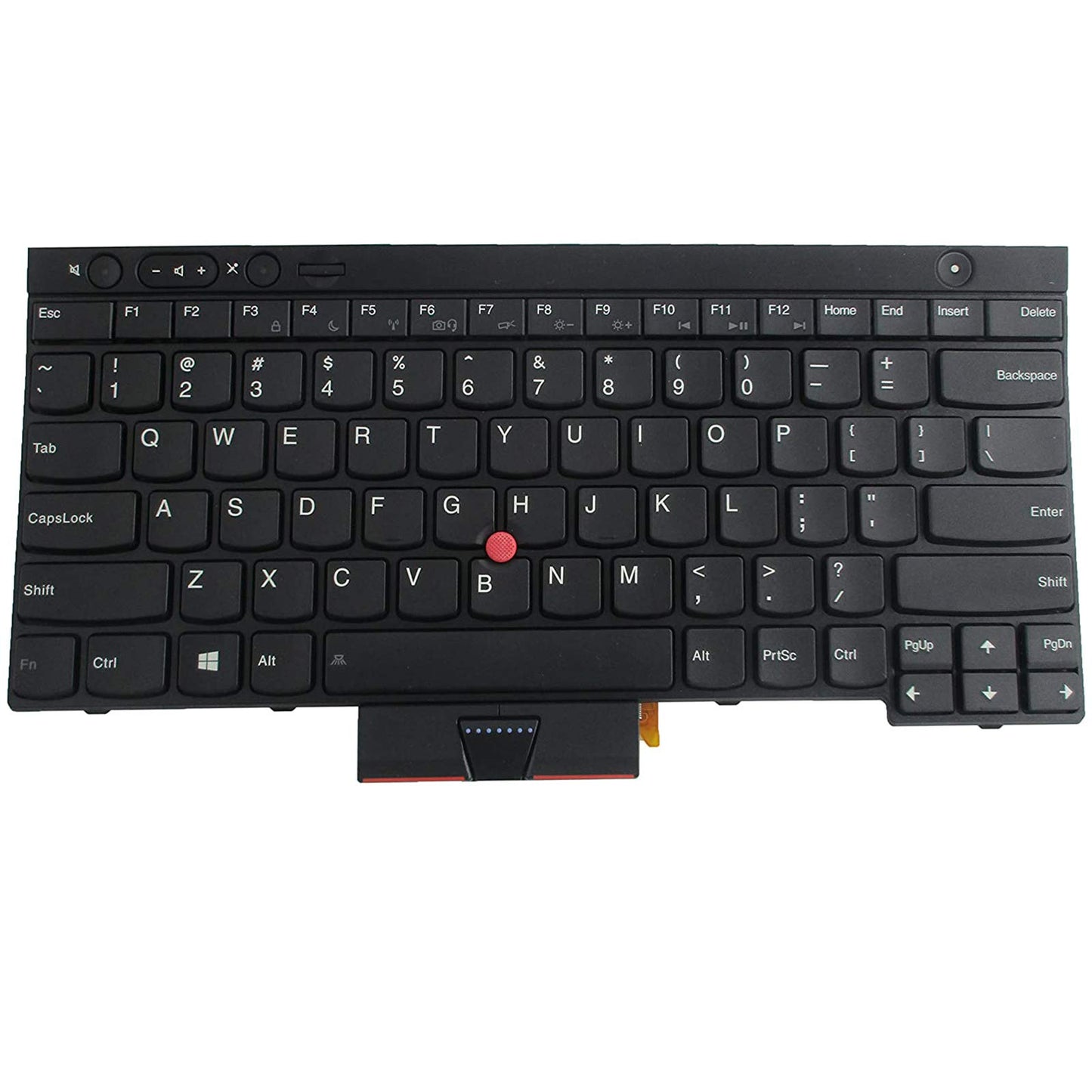 SUNMALL New Laptop Keyboard Replacement with Pointer(no Backlit) Compatible with Lenovo IBM ThinkPad T430 T430S T430I X230 X230T X230I T530 W530 (Not