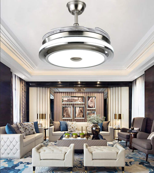 mfanchan 36-Inch Modern Ceiling Fan with Light and Remote Control