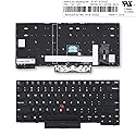 LXDDP Laptop Replacement Keyboard for Lenovo ThinkPad E490 E495 T490 L490 E480 E485 L480 T480s Laptop Replace Black (No Backlight)