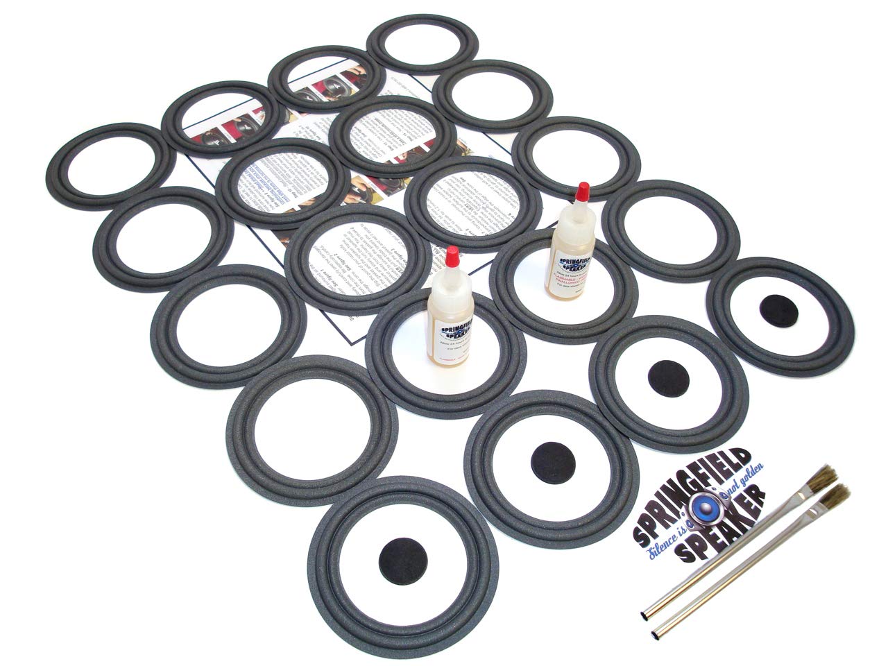 Springfield Speaker Complete Speaker Foam Surround Repair Kit Compatible with Bose 901, 902, 801, 802