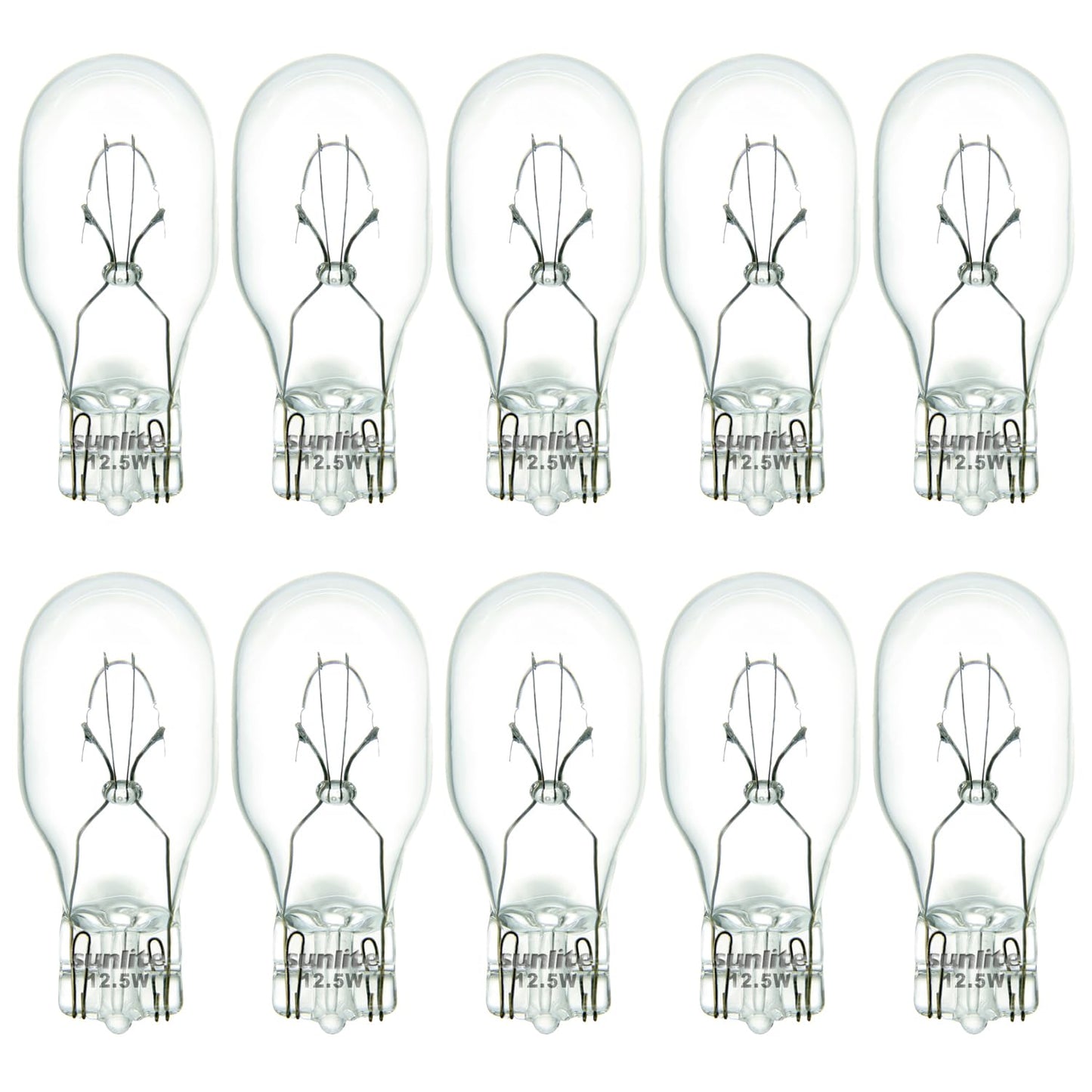 Sunlite T5 Specialty Mini-Tube Bulb, 17.9 Watts, 188 Lumens, 12.8V, C-2R Filament, Miniature Wedge W2.1x9.5d Base, Clear Finish, 2800K Soft White,
