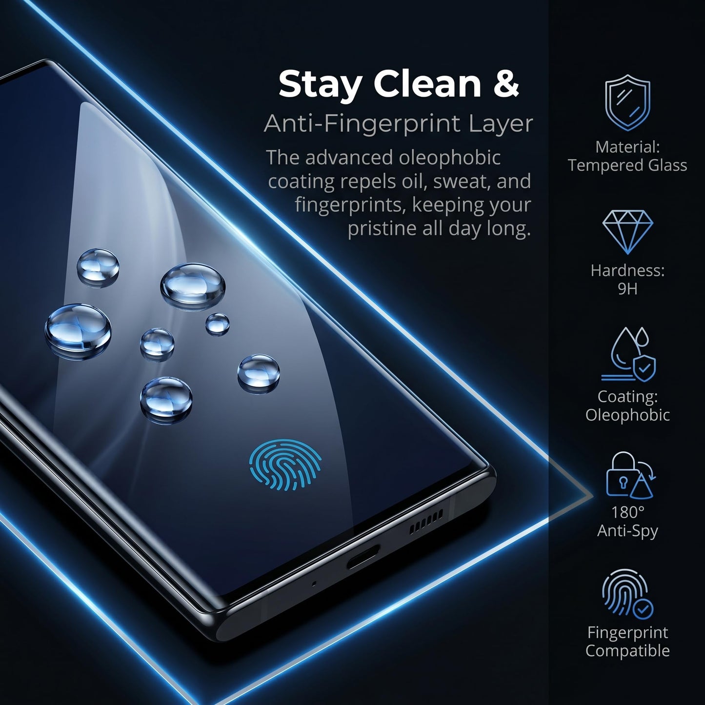 For Samsung Galaxy Note 20 Ultra Privacy Screen Protector 2+2 Pack, Anti Spy Tempered Glass 9H Hardness with 2 Pack Camera Lens Protector, Private