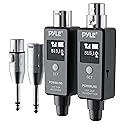 Pyle Multifunctional UHF Wireless XLR Adapter System,Transmitter And Receiver For Dynamic Microphones And Music Sources,48k Frequency Signal