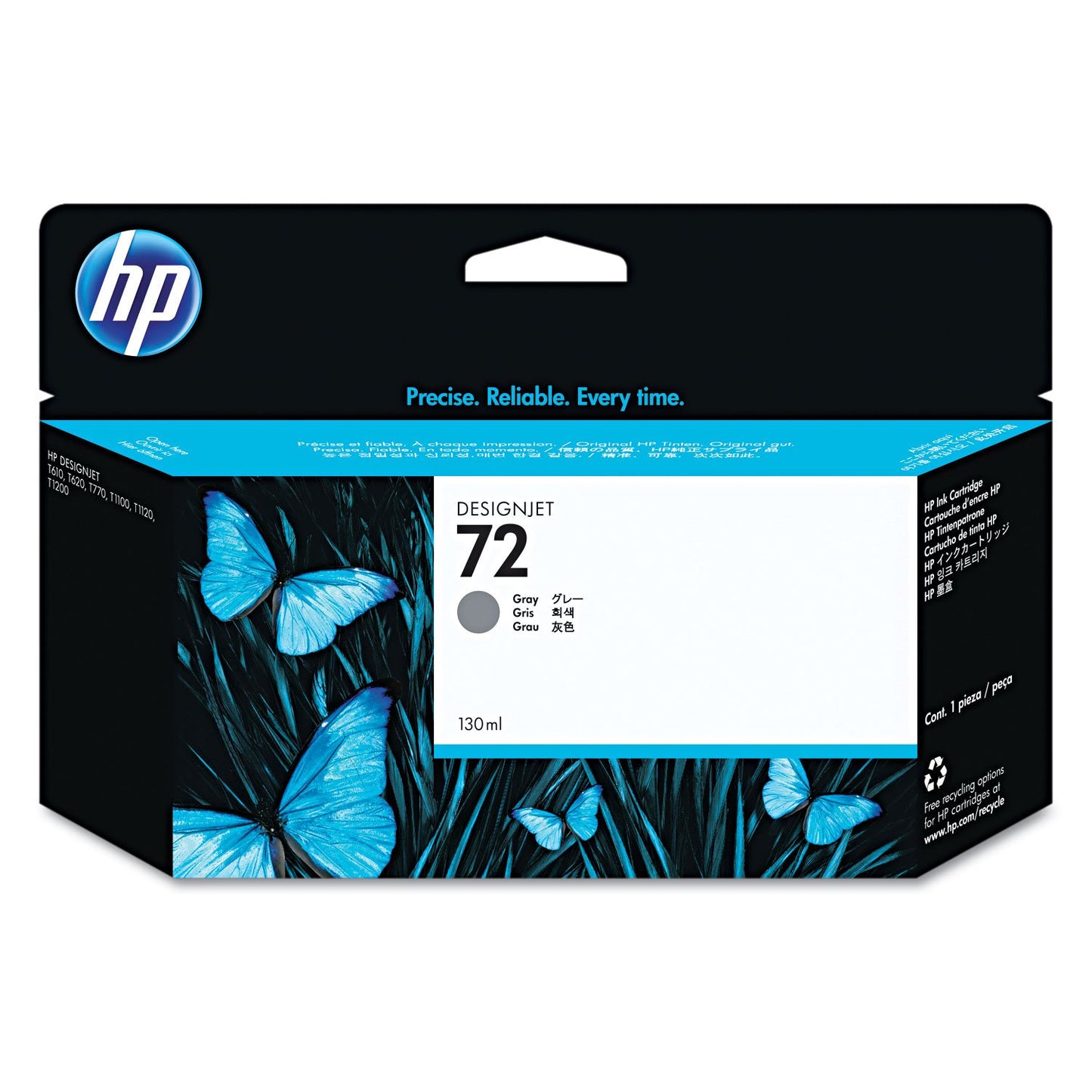 Hewlett Packard HP 72 Gray Ink Cartridge