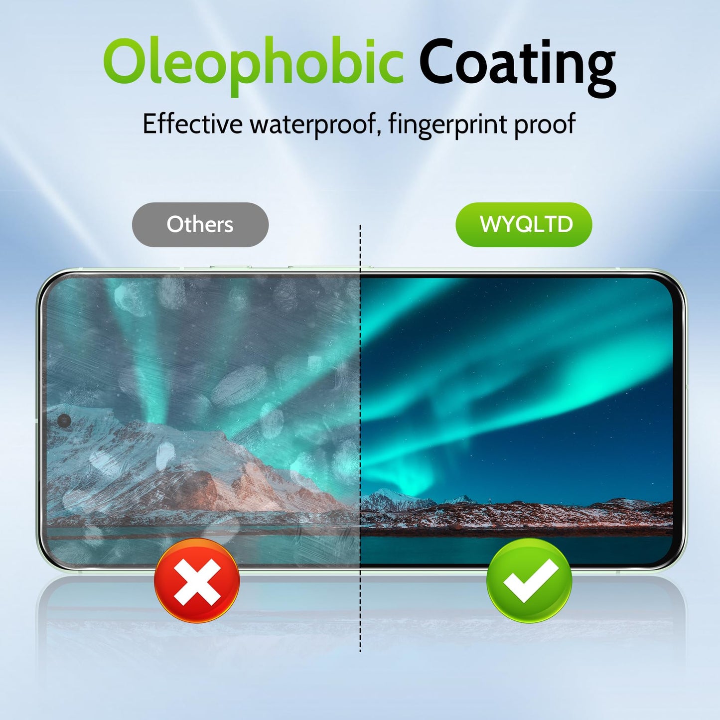 WYQLTD 3 Pack Screen Protector for iPhone 12 Pro Max, 9H Hardness Shatterproof Tempered Glass Screen Protector(6.7- Inch)