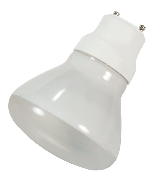 Satco S8224 15 Watt (65 Watt) 690 Lumens R30 Reflector CFL Soft White 2700K GU24 Base Light Bulb