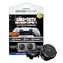 KontrolFreek Call of Duty: Black Ops 6 Performance Thumbsticks for PlayStation 4 (PS4) and PlayStation 5 (PS5) | 1 High-Rise, 1 Mid-Rise | Black
