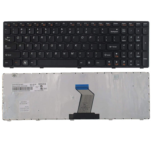 SUNMALL New Keyboard Replacement with Frame Compatible with IBM LenovoIdeapad B570 Z565 Z560 570 Z575 Z560A Z560G G570 G575 G780 G770 V570A V570G
