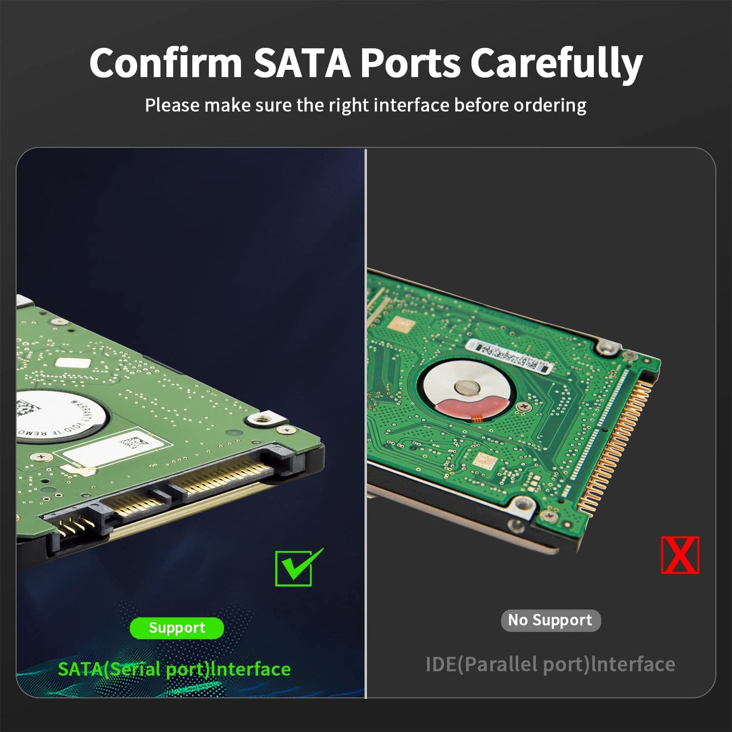 V TELESKY 6Pack Short SATA III Cable 90 Degree Right Angle and Straight? 6Gbps Cable with Locking Latch for HDD/SSD/CD and DVD Drives ?40cm