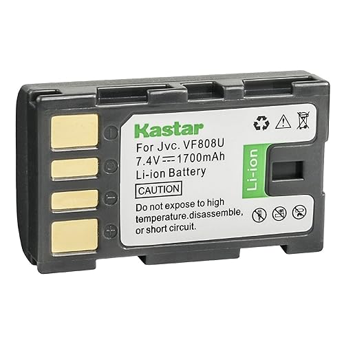 Kastar BN-VF808 Battery 1-Pack Replacement for JVC GR-D770E GR-D770EK GR-D770EX GR-D770US GR-D770VS GR-D771 GR-D771EK GR-D771EX GR-D771US GR-D775