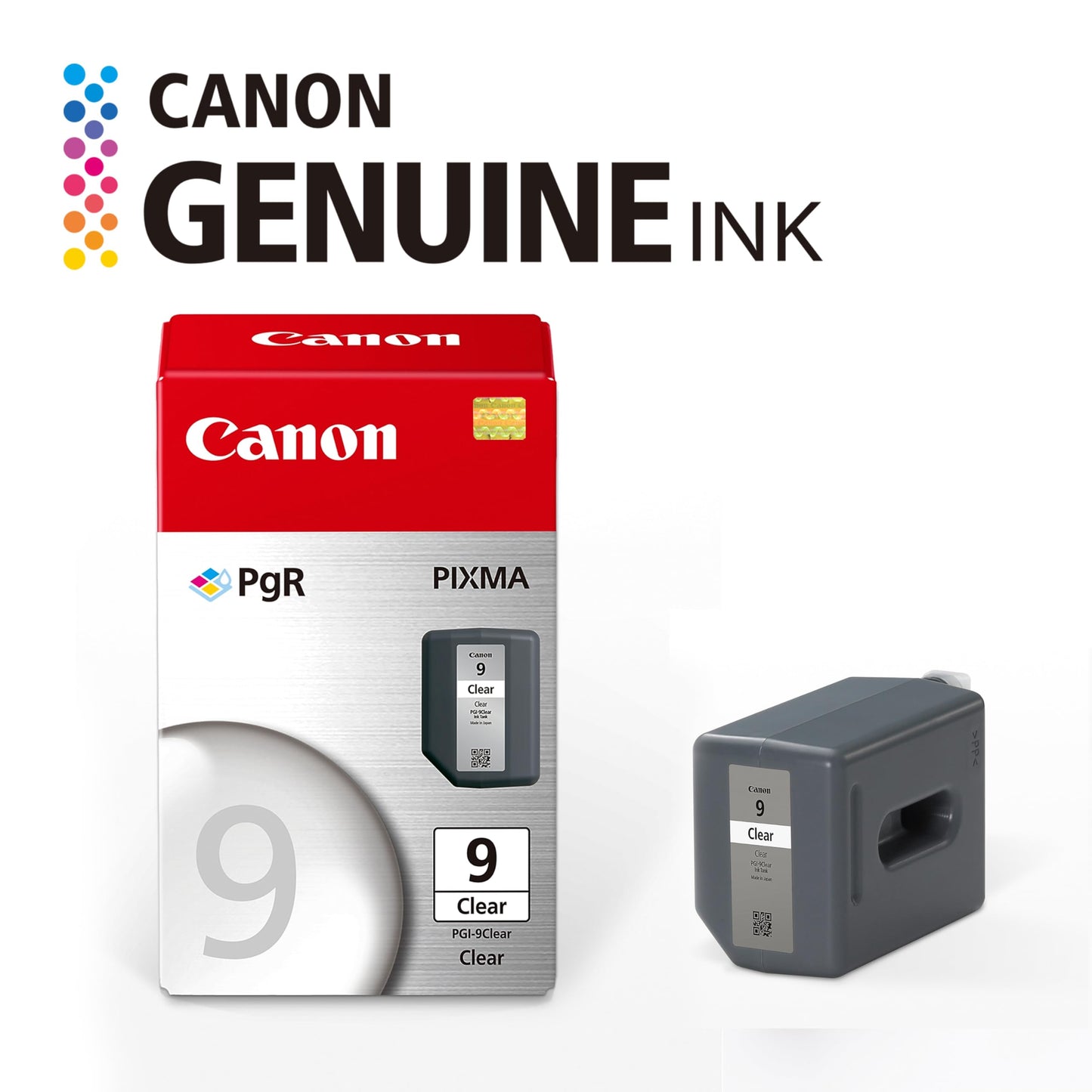 Canon PGI-9 Genuine Clear Ink Tank, Compatible with MX7600, and IX7000 Printers
