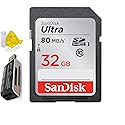 32GB Ultra Class 10 SDXC UHS-I SD Memory Card for Canon EOS Rebel T8i T7i T7 T6i T6S T6 T5i T5 T3i SL2 SL1 EOS 90D 80D 77D 70D 9000D 800D 760D 750D