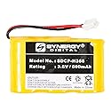 GE 5-2729 Cordless Phone Battery 1X3-2/3AF/D - 3.6 Volt, Ni-CD 600mAh - Cordless Phone Replacement Battery