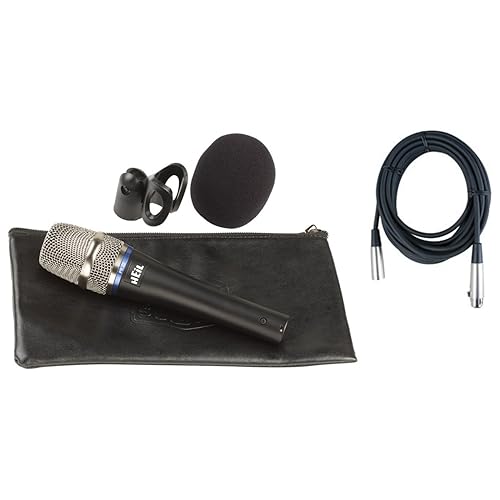 Heil PR22-UT (Utility) Microphone w/Vinyl Carrying Bag, Microphone Clip, Windscr