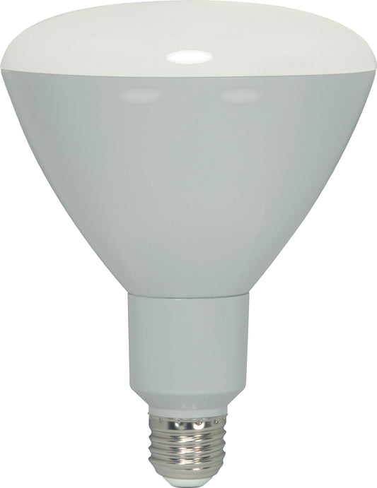 Satco S9003 13 Watt (85 Watt) 880 Lumens R40 LED Warm White 3000K 105 Beam Ditto Light Bulb, Dimmable