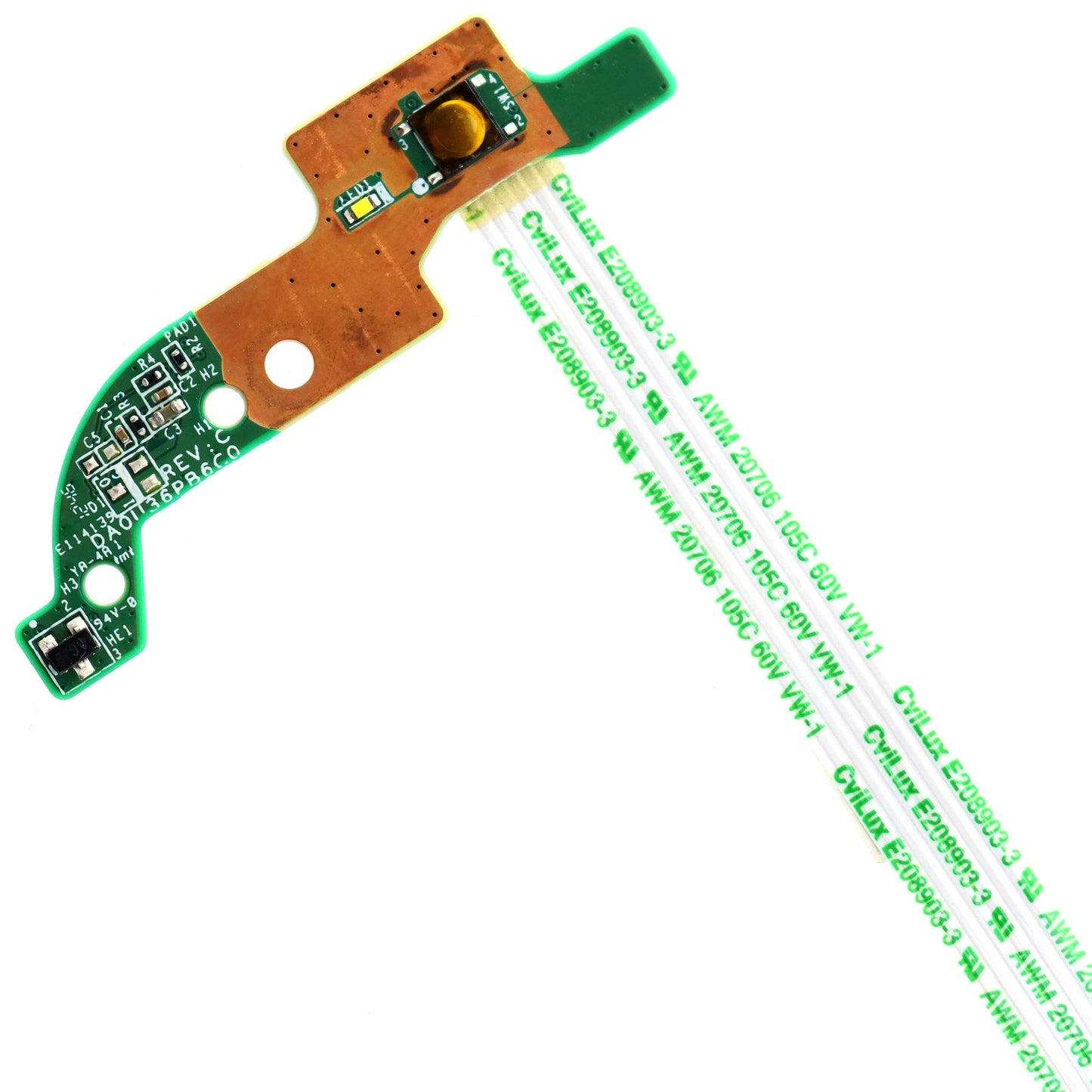 Deal4GO Power Button Board w/Cable Replacement for HP 15-B 15-B113TU 15-B023CL 15-B143CL 15-B113TU 15-B010US DA0U36PB6C0 33U36PB0000