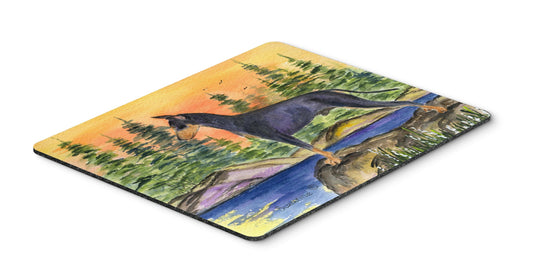 Caroline's Treasures SS8419MP Manchester Terrier Mouse Pad, Hot Pad or Trivet for Home Office Gaming Working Computers Laptop Mouse Mat,Washable Large