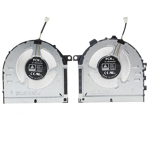 CPU&GPU Cooling Fan for Lenovo Ideapad Gaming 3-15ACH6 3-15IHU6 5h40s20422 DFS5M325063B1H DFS5K12B159A1H