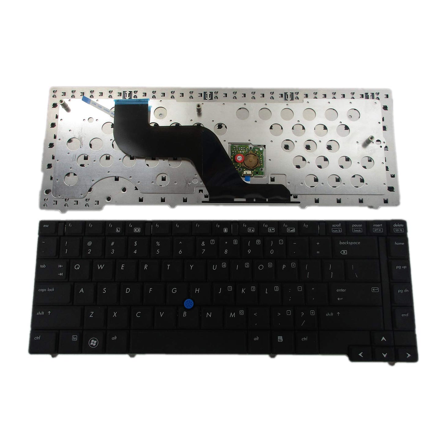 SUNMALL Keyboard Replacement with Big Pointer Compatible with HP EliteBook 8440p 8440w Series Black US Laptop