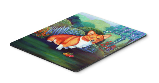 Caroline's Treasures 7118MP Corgi Mouse Pad, Hot Pad or Trivet for Home Office Gaming Working Computers Laptop Mouse Mat,Washable Large Mousepad
