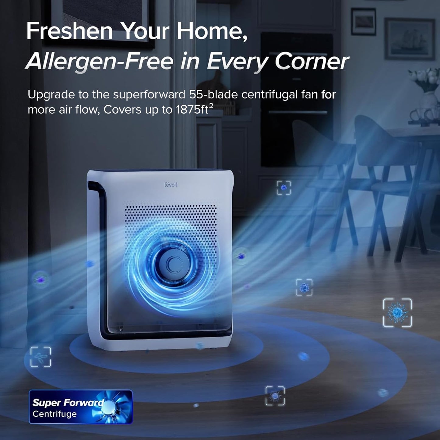 LEVOIT Smart Air Purifier for Home Pets Room up to 1875 ft Vital 200S-P