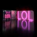 Atomi Smart Neon LED Light I Decorative Wall Art for Bedrooms, Bars & DIY Designs I USB Powered, 10 ft Cord - LOL -Pink