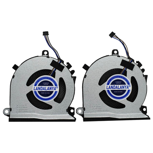 Landalanya CPU+GPU Cooling Fan for HP Pavilion Gaming 15-EC 15-ec0013dx 15-ec0751ms 15-ec0054ax 15-ec0010nr 15-ec0075ax 15-ec0001ne 15-ec0078ax