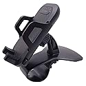 Cellet Car Dash Clip Phone Holder with Non-Slip Clamp & 360° Rotation - Dashboard Mount Compatible with iPhone, Android - Secure, Adjustable Cradle