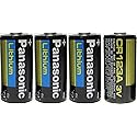 Panasonic CR123A Lithium 3V Photo Lithium Batteries (4 Pack)