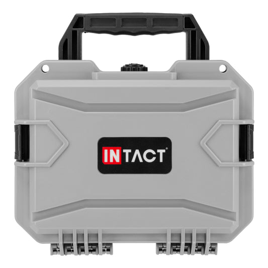Eylar 11.8" Intact Series Compact Hard Camera Case, Lightweight and Durable Stacker Design with Foam (Gray)