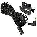 Universal for Kenwood JVC Sony Jensen Alpine Replacement Bluetooth Microphone Mic 3.5mm Jack Long Cable Assembly for All Bluetooth Enabled Car Stereo