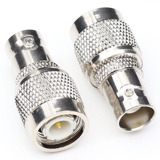 ANHAN TNC Male Plug to BNC Female Jack Adapter RF coaxial Coax Adapter 2Pack
