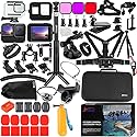 Accessories Kit for Gopro Hero 13 12 11 10 9 Black Waterproof Housing Silicone Case Glass Screen Protector Bundle for Go pro Gopro13 Gopro12 Gopro11
