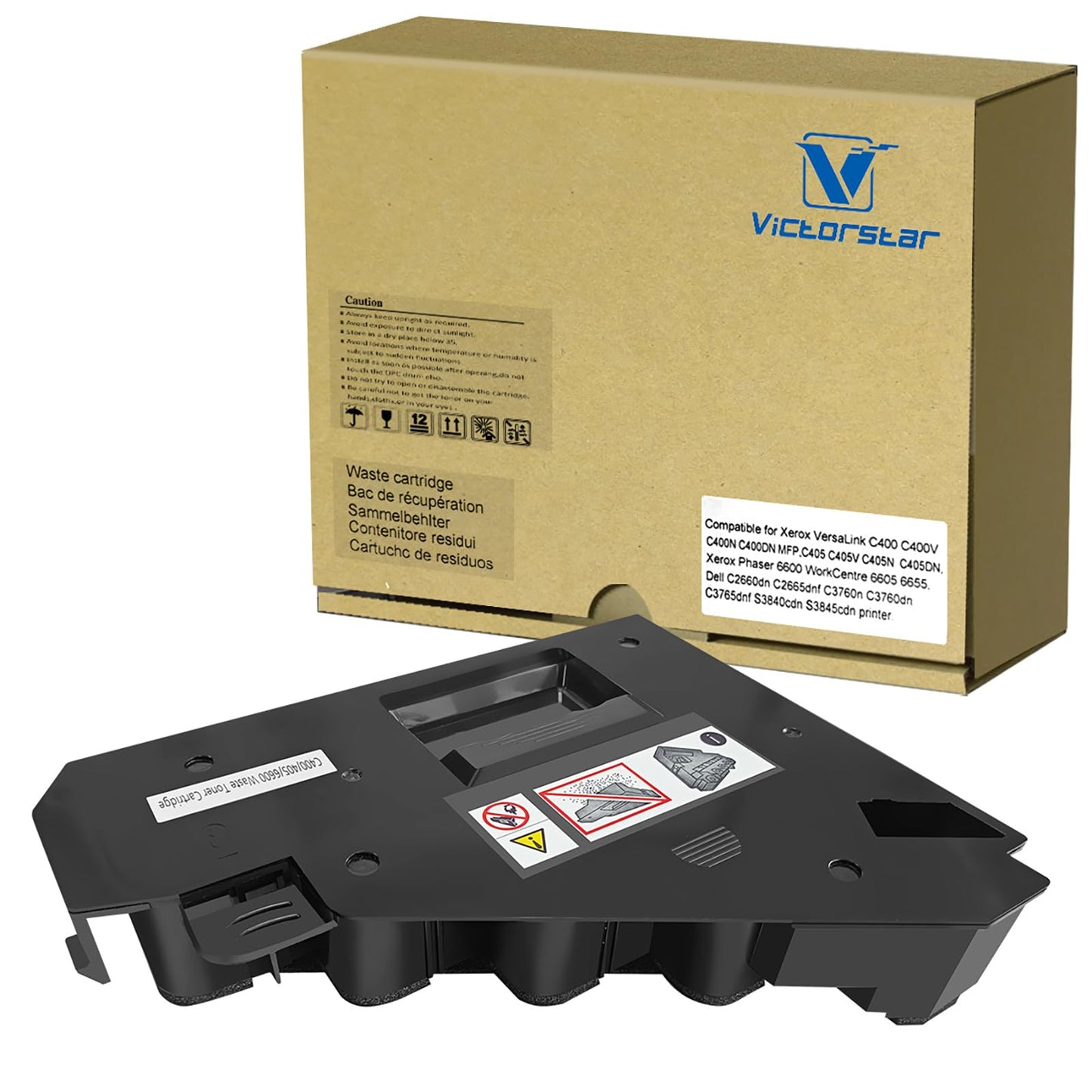 VICTORSTAR Waste Toner Cartridge Collection Container Box 30000 Pages for Xerox VersaLink C400 C400V C400N C400DN MFP C405 C405V C405N C405DN, Phaser