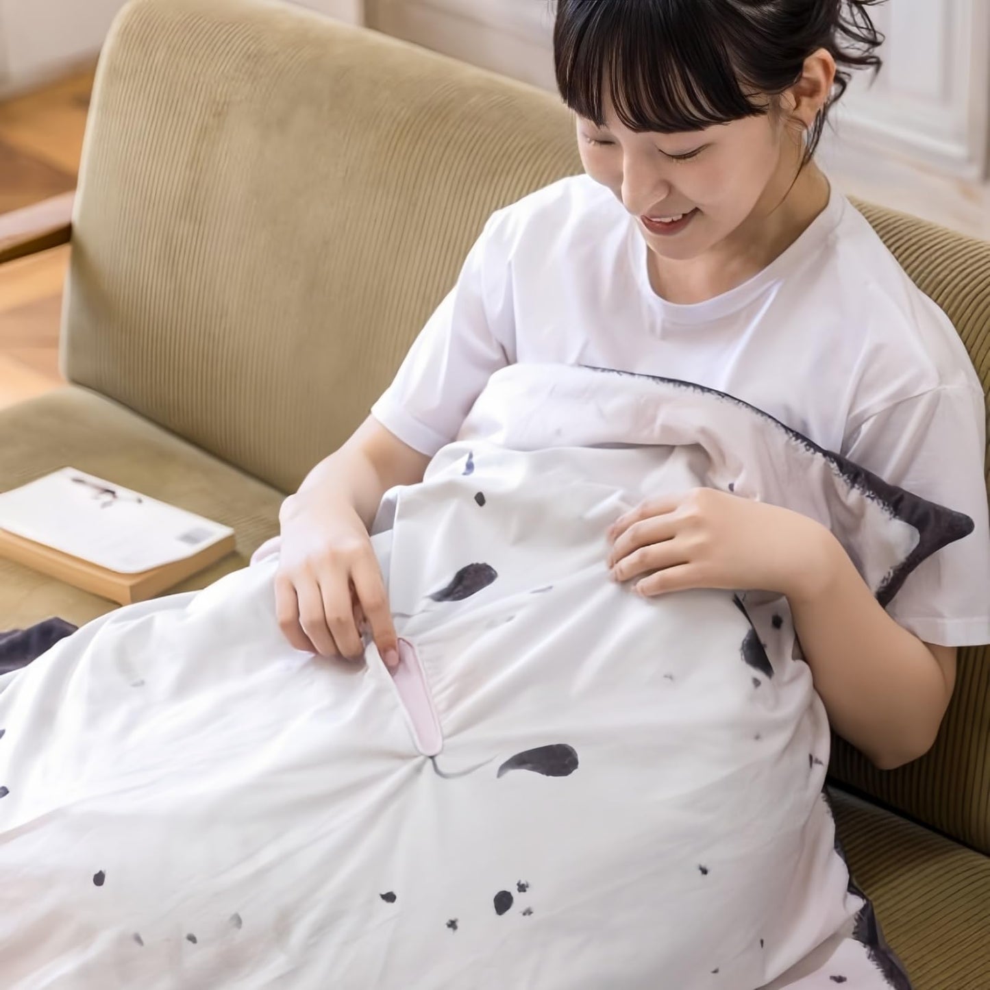 Manta Ray Stuffed Animal Stingray Blanket,Giant Soft Plush Wearable Cloak, Pet Blanket,Floor Mat for Home, Travel, Office, Camping | Cozy Gift for…