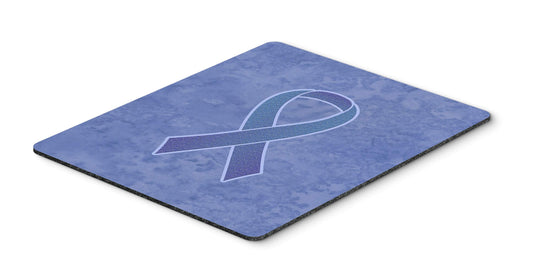 Caroline's Treasures AN1208MP Periwinkle Blue Ribbon for Esophageal and Stomach Cancer Awareness Mouse Pad, Hot Pad or Trivet, Large, multicolor