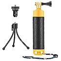 SOONSUN Waterproof Floating Hand Grip for GoPro Hero 13 12 11 10 9 8 7 6 5 4 3+ 2, Session, Fusion, Max, SJCAM, AKASO, DJI Osmo Action, Handler